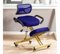 Sedia ergonomica inginocchiata con supporto per la schiena, sgabello regolabile per casa e ufficio, migliora la postura con comodi cuscini