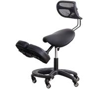 Sedia ergonomica inginocchiata regolabile sgabello per alleviare la postura, cuscini spessi per casa ufficio mal di schiena
