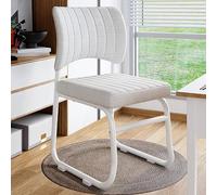 Sedia ergonomica per computer per ufficio e gioco, comoda sedia con schienale medio con braccioli, design moderno per casa e sala conferenze, base stabile per un comfort tutto il giorno