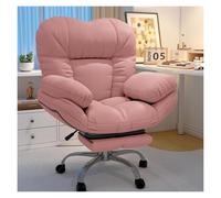 Sedia ergonomica reclinabile con poggiapiedi e supporto lombare, girevole a 360 gradi, sedia da ufficio per casa, comfort regolabile, design moderno, perfetta per lavoro e relax