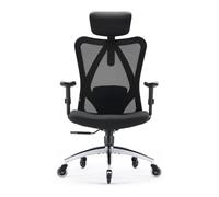 M18 Sedia ergonomica - Triplo supporto lombare con rotelle da skateboard nere - Nouvo