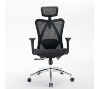 Sedia ergonomica SIHOO M57 - Braccioli 3D, supporto lombare regolabile, Mesh di alta qualità - 150 kg max - Nero - Nouvo