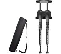 Sedia Esoscheletro Indossabile, Sedia Invisibile Indossabile Senza Sedia Regolabile, Sedile Da Esterno Pieghevole Leggero Resiste A 50 Kg/75 Kg/100 Kg - For Campeggio, Metropolitana(B/black/150kg)