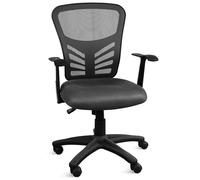 Gima 45124 Sedia Elite Schienale Basso, Tessuto