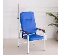 Sedia Flebotomia con Bracciolo Regolabile, Struttura in Acciaio Completamente Reclinabile e Imbottitura in Pelle per Laboratori di Ricerca e Sale d'Attesa