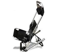 Sedia for scale medica pieghevole, barella for scale pieghevole portatile, con fibbie a sgancio rapido, for anziani, disabili