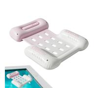 Sedia Galleggiante da Piscina Sdraio Galleggiante Portatile Con Braccioli