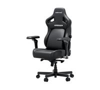 SEDIA GAMING ANDA SEAT Kaiser 4 V2, con braccioli, in ecopelle nera, regolabile in altezza