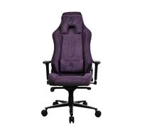 Sedia gaming Arozzi Vernazza SoftFabric viola base alluminio altezza extra