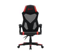 SEDIA GAMING CANYON Poltrona ergonomica Flow MCH01, a rete, con braccioli imbottiti e regolabile in