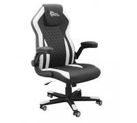 Sedia Gaming Dervish Bianco Nero | White Shark