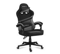 Sedia gaming Huzaro FORCE 4.4 regolabile 130 kg nera/grigia ergonomica