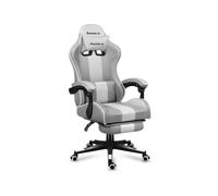 Sedia gaming Huzaro FORCE 4.7 struttura acciaio tessuto grigio schienale regolabile