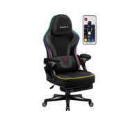 SEDIA GAMING HUZARO HZ-FORCE 4.6 RGB BLACK MESH Ergonomica