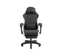 SEDIA GAMING MARS GAMING MGC-X ergonomica in ecopelle nera e bianca, supporto lombare, regolabile