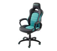 Sedia gaming Nacon CH-350 ergonomica imbottita nero turchese 100 kg