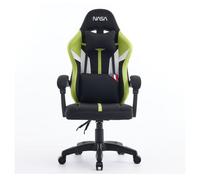 Sedia gaming NASA Saturn Pro Nero/Verde Regolabile