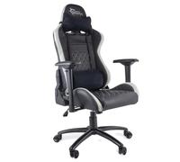 Sedia Gaming Nitro-GT Bianco/Nero PVC Tessuto 150kg - White Shark ICSB-NITROGTBW