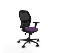 Piqueras y Crespo Sedia a giorquera ergonomica per studiare molte ore, con schienale fisso, supporto lombare 1D, bracci 2D, meccanismo sincro 5 posizioni, fino a 120 kg