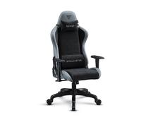 SEDIA GAMING SENSE7 Spellcaster FUKU PU SUEDE grigio nero