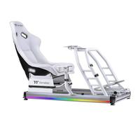 Sedia gaming Thermaltake GR500 Snow Racing Simulator Cockpit RGB bianco