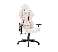 SEDIA GAMING VIDAXL Bianca e Rosa in Similpelle