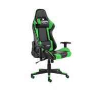 SEDIA GAMING VIDAXL Girevole Verde in PVC