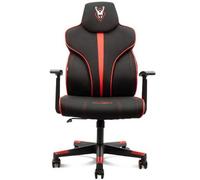Woxter Stinger Station Alien V2.0 Red - Sedia da gioco (asse in acciaio, sollevamento (Gas pistone classe 4), ergonomica, braccioli imbottiti, altezza regolabile, ruote antigraffio