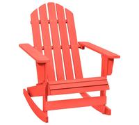 VIDAXL - Sedia Giardino Adirondack in Legno Massello di Abete Rossa