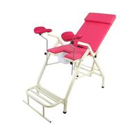 Sedia ginecologica dell'esame, letto pieghevole portatile di bellezza per uso ambulatoriale dell'ospedale, ostetricia e procedure ginecologiche