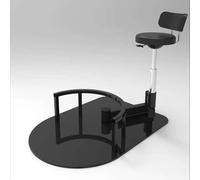 Sedia girevole da parrucchiere, regolabile a 360°, design ergonomico, stile moderno, comoda per un uso prolungato, ideale per saloni di bellezza