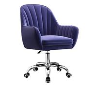 Sedia girevole da ufficio per soggiorno, altezza regolabile da 42 a 52 cm, imbottitura in spugna ad alta densità. Design moderno che combina il lavoro al computer con le funzioni di relax in