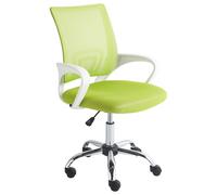 Sedia girevole da ufficio verde lime SOLID