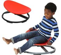 Sedia Girevole per Bambini con Disabilità Sensoriali, Sedia Girevole per Bambini Autistici, Sedia Girevole Sensoriale per Bambini, Sedia Oscillante per L'allenamento dell, Red, One Size