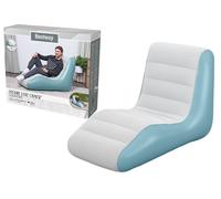 Sdraio Gonfiabile Bestway Leisure Luxe Chaise 133x79x88 cm Poltrona Ergonomica
