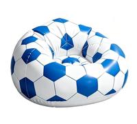 Sedia Gonfiabile Tema Calcio Con Pompa Integrata