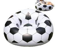 Sedia Gonfiabile Tema Calcio Con Pompa Integrata