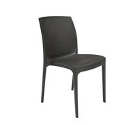 GRAND SOLEIL S6308MK Grandsoleil Boheme Greenpol Sedia impilabile, Rattan, Moka, 56 x 46 x 84 cm