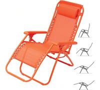 Sedia gravità Zero Sdraio da Giardino Poltrona Relax Pieghevole Salvaspazio Tubolari Acciaio 22mm Reclinabile in Texilene Traspirante, Mare Spiaggia Piscina Arredo Esterno La sedia Zero Gravity è stat