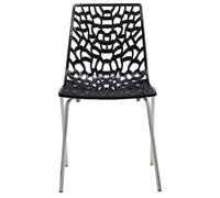 SEDIA GROOVE UP ON GRANDSOLEIL IN HIGHMOPP ACCIAIO CROMATO 9 COLORI