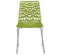 SEDIA GROOVE UP ON GRANDSOLEIL IN HIGHMOPP ACCIAIO CROMATO 9 COLORI