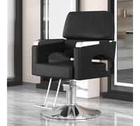 Sedia idraulica da barbiere, regolabile in altezza, con rotazione a 360° per un comodo parrucchiere
