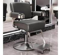Sedia idraulica da salone con rotazione a 360° e telaio stabile per acconciature, massaggi e tatuaggi, design confortevole per uso professionale