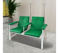 Sedia imbottita a 2 posti per flebotomia per infusione con supporto IV per cliniche mediche e laboratori di ricerca