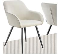 Sedia imbottita da salotto velluto a coste sedia design da salotto max 120 kg