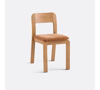 Sedia imbottita in rovere massiccio, Talet Beige TU