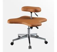 Sedia in ginocchio a gambe incrociate ergonomiche con cuscino in memory foam e sgabello regolabile in altezza per il supporto alla postura e sedia di meditazione del dolori alla schiena con ruote per