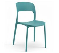 SEDIA IN POLIPROPILENE ERGONOMICA DESIGN ESTERNO ED INTERNO IMPILABILE MODERNA