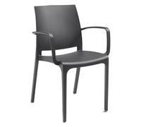 SEDIA IN POLIPROPILENE 'VOLGA ARMCHAIR' bianca