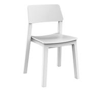 SEDIA IN RESINA BISTROT BIANCA 51x48x78h